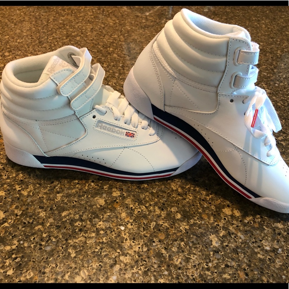 Women’s White Reebok Shoes